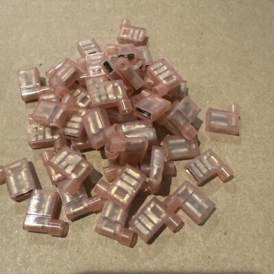 Lot Of 50 Molex AA2220 Terminales FULLY INSULATED FLAG 18-22 AWG