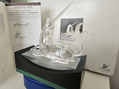 SWAROVSKI SCS 1996 FABELHAFTE KREATUREN ''EINHORN'' FREISTÄNDER MIT SOFORTKAUFPREIS