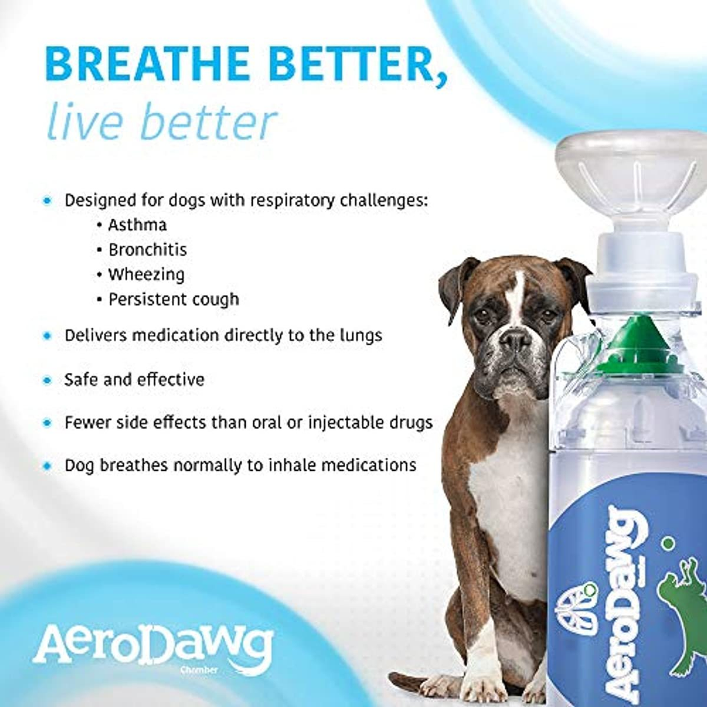 AeroDawg The Original Canine Aerosol Chamber Inhaler Spacer for