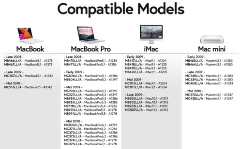 4GB Module MacBook Late 2009 Mid 2010 A1342 MC207LL/A MC516LL/A Memory Ram - Picture 3 of 11