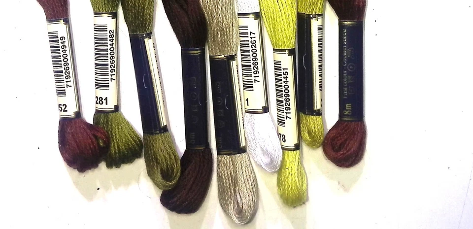 LOT 9 ANCHOR THREADS COTTON EMBROIDERY HAND SOFT CROSS STITCHING KNITTING SKEINS - Image 2 of 4