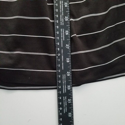 Nike Dri-Fit Golf Hombre Camisa Polo a Rayas Marrón Oscuro Blanco Talla XXL - Imagen 3 de 9