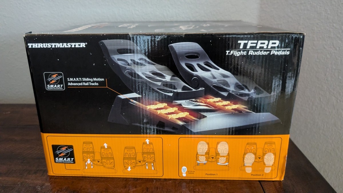 BRAND NEW Thrustmaster Flight Rudder Pedals TFRP | eBay BRAND NEW Thrustmaster Flight Rudder Pedals TFRP | eBay