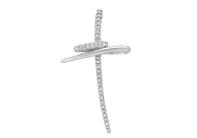 Pendentif Croix Diamant 9ct Or