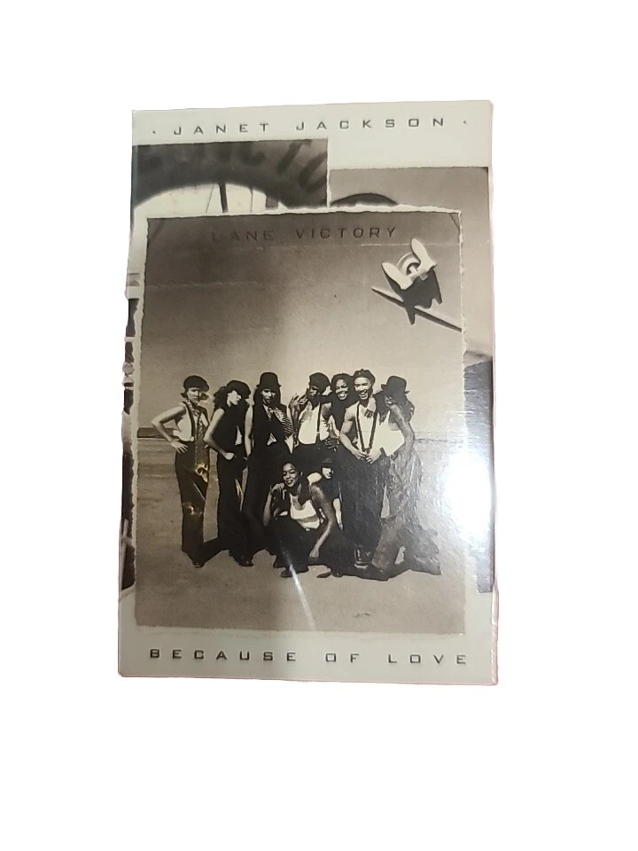 Janet Jackson - BECAUSE OF LOVE - CASSETTE - Single NEW SEALED - Image 2 of 3