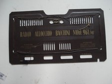 RICAMBIO Radio d'epoca ALLOCCHIO BACCHINI  961/MF Schienale  PANNELLO RETRO
