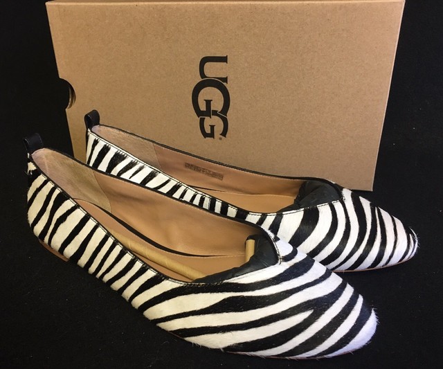 calf hair ballet flats