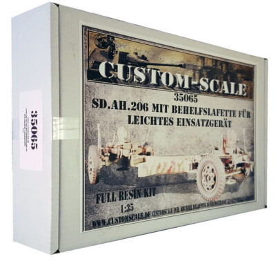 1/35 Sd.Ah.206 w/Makeshift Carriage for Light Operational Equipment