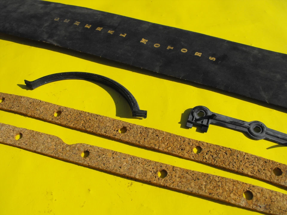 Junta de cárter de aceite nueva stock antiguo 3791198 1962 1963 1964 1965 Chevrolet Chevy II Foto 3 de 4