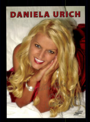 Daniela Urich Autogrammkarte Original Signiert ## BC 147420