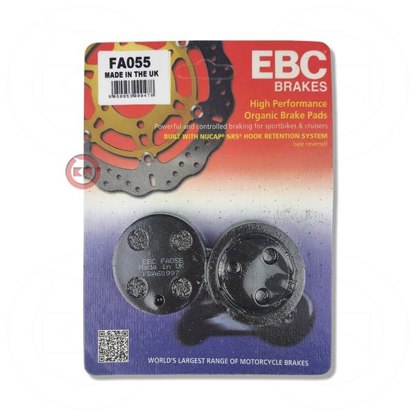 BremsbelÄGe Vorne Organisch EBC FA055 FüR Suzuki Gt Arbeitstier 250 1973-78-image