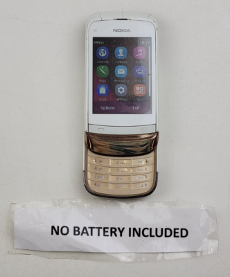 Nokia C Series C2-02 (RM-693) 10MB - White (GSM Unlocked) Cellular