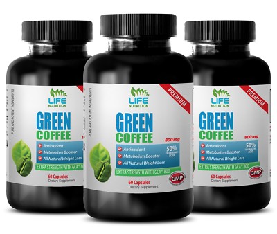 Slim Quick - Green Coffee Extract GCA 800mg - Dietary Supplements Nutrition 3B