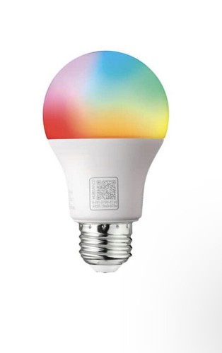 EcoSmart 60W Smart Hubspace A19 Color Changing CEC LED Light Wifi/Google/Alexa