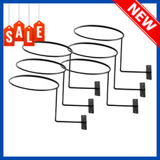 Lots 6 Wall Mounted Helmet Holder Metal Stand...