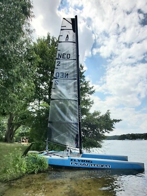 Foiling Catamaran von PEET Saarberg Gebaut.