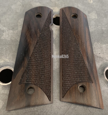 Colt 1911 Ambidextrous Gov't Rosewood Laminate Checkered Grips - Other