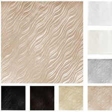 Tessuto Ecopelle Finta Pelle Fantasia Onde Rivestimento Divano Brillantini 50 cm