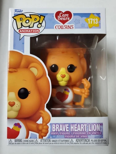 Funko Pop Care Bears Cousins #1713 Brave Heart Lion Figure Brand NEW IN STOCK