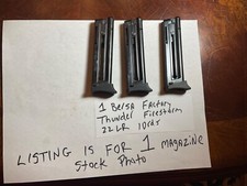 1 BERSA THUNDER 22 CAL. MAGAZINE 10 ROUND FACTORY MFG