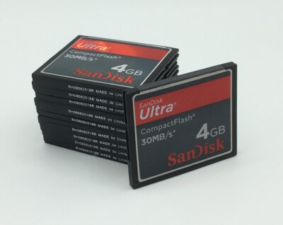 SanDisk SDCFH-004G-U46 4GB Ultra 30MB/s CompactFlash Memory Card