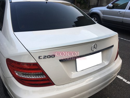 Unpainted P sport trunk spoiler for MERCEDES BENZ 08~14 W204 C class Sedan ◎ - Picture 3 of 6
