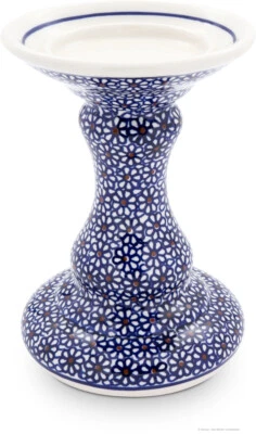 Bunzlauer Keramik Kerzenhalter Kerzenständer für Stumpenkerzen bis 8cm Dekor 120 - Bild 1 von 2