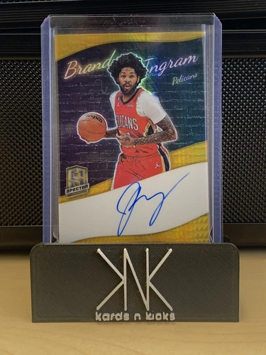 2022-23 Spectra Brandon Ingram Colorgraphs Auto /3 New Orleans Pelicans NBA