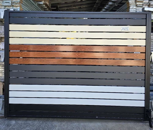 8 Colour Slats - SQM Rate & 48HR Swing Gates CUSTOM Width & Height Slats Alloy - Picture 2 of 12