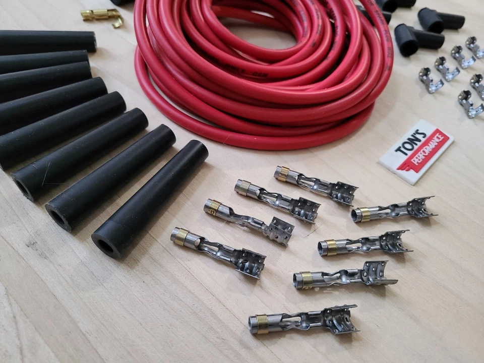 Universal MSD Super Conductor 8.5mm Rojo Bujía Cable HEI Kit v8 Bk Recto Foto 3 de 4