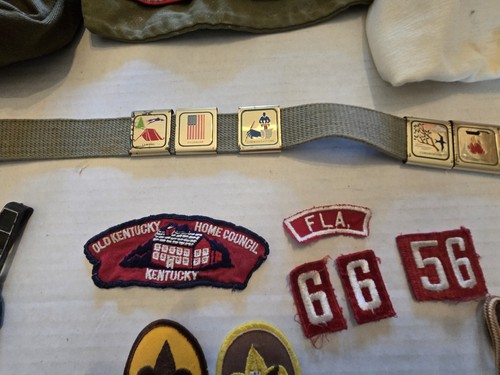 1970s - 80s Boy Scouts Lot Bandanas Patches Belt Loops Shirts & More - Picture 6 of 22