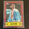 2025 Topps WWE X Bape CM Punk #5 Red Camo Serial Numbered 141/199 Wrestling Card