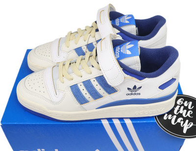 Adidas Originals Forum 84 Low White Blue Royal Thread UK 5 7 8 11 US S23764 New