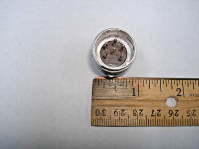 NOS ITT Cannon 6 Pin Male Connector Standard K Series WK-6 Sure Seal