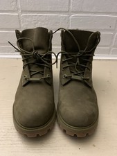 Timberland 6 inch Premium Waterproof Boot 'Dark Green' TB 0A5NAP A58 Size 6.5