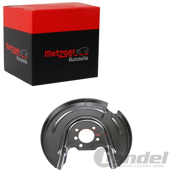 Metzger Spritzblech Bremsscheibe Hinterachse Links Passend FÜR Audi A3 Q2 Seat-image