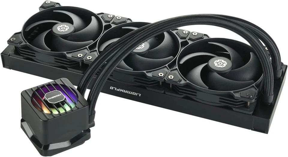 ENERMAX LIQMAXFLO SR 360mm A-RGB AIO CPU Liquid Cooler- High-Performance Pump up - Image 4 of 4