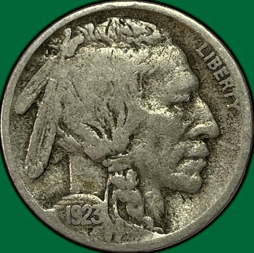 1923-S Buffalo Nickel Fine F Coin #36698