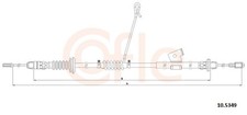 COFLE Bremsseil Seilzug Feststellbremse 92.10.5349 für FORD TRANSIT CUSTOM V362