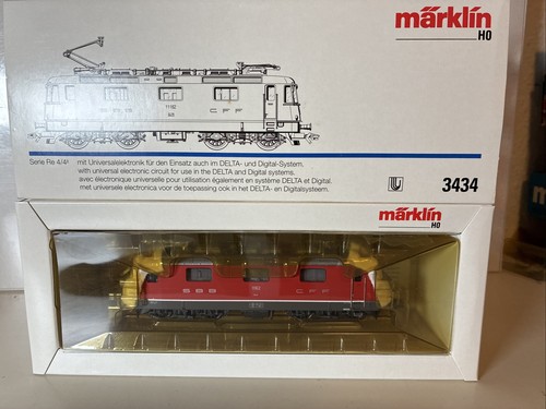 MÄRKLIN H0 ~ E-Lok Re 4/4 11662 SBB FFS 3434 unbespielt in OVP | Zustand: Neu