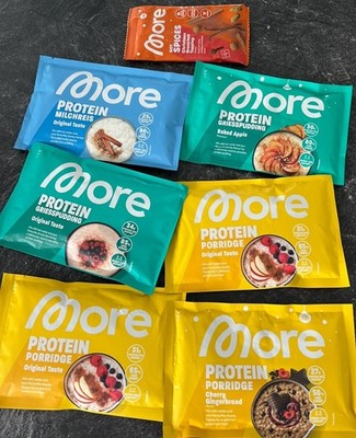 More Nutrition Probenpaket Protein Porridge Milchreis Grießbrei Neu