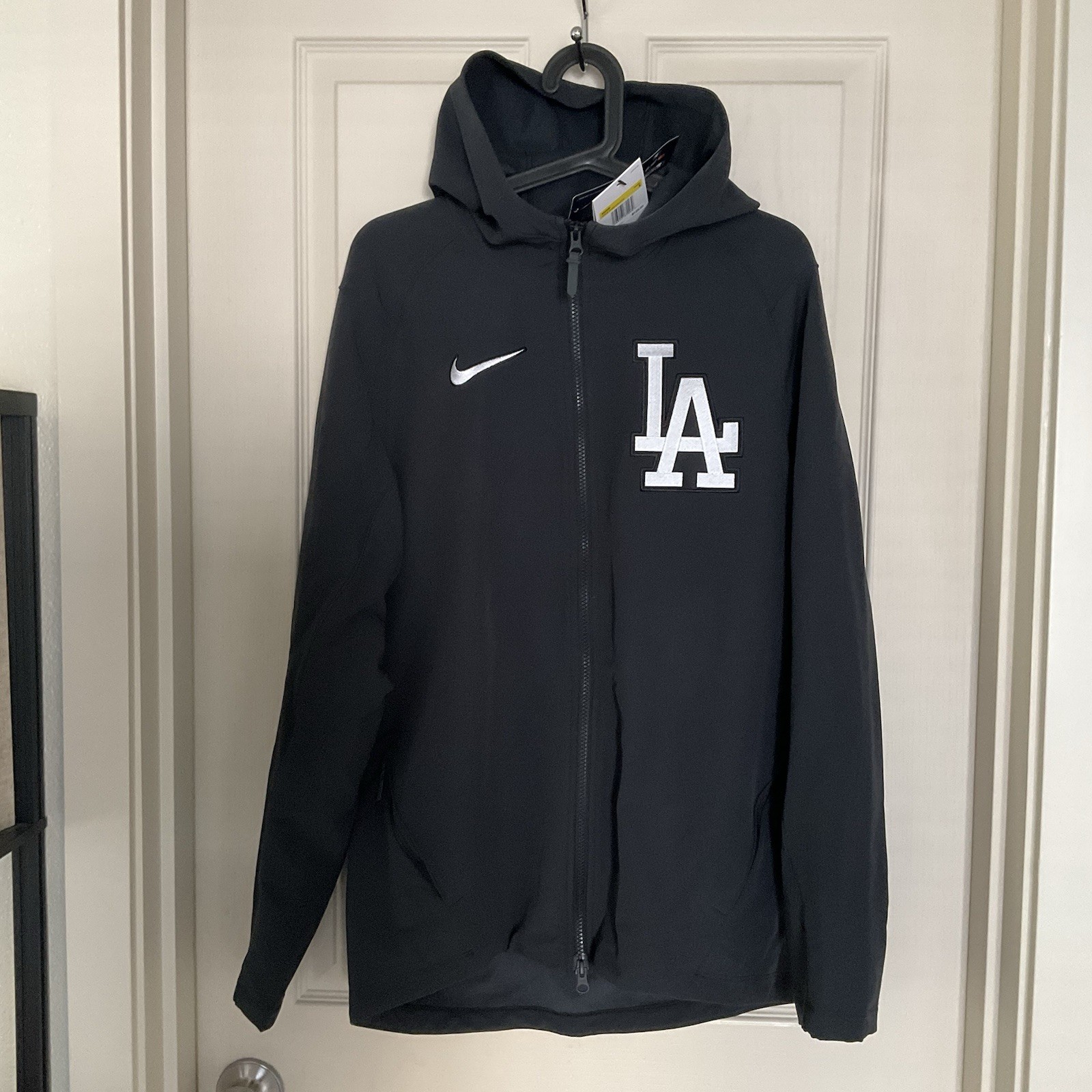 Los Angeles Dodgers LA Nike Authentic Collection Dugout Hoodie Jacket - Small