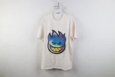 Vintage 90s Y2K Spitfire Wheels Mens Large Distressed Skateboarding T-Shirt
