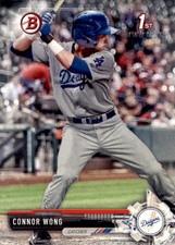 2017 Bowman Draft #BD180 Connor Wong - BB