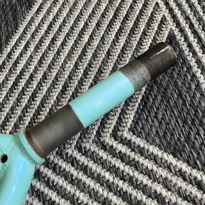 Fourche Vélo Vintage Bianchi Cromo 1 - Pour Cyclocross/tourisme, Filetage 1", Frein En V, Années 90