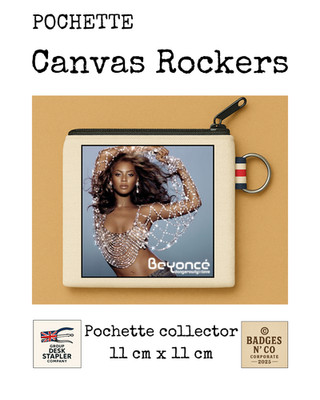 Beyoncé Pochette Canvas Rockers 11x11 cm Sammler
