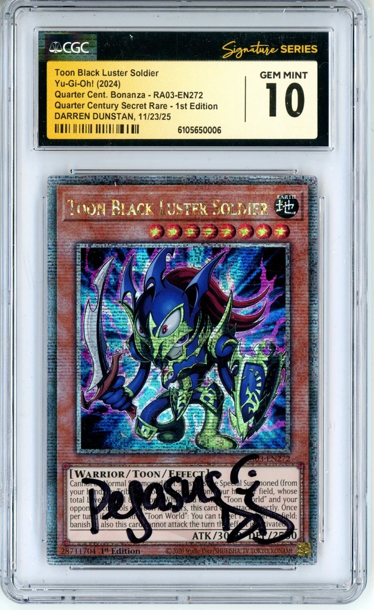 Toon Black Luster Soldier RA03-EN272 Quarter Century Bonanza for