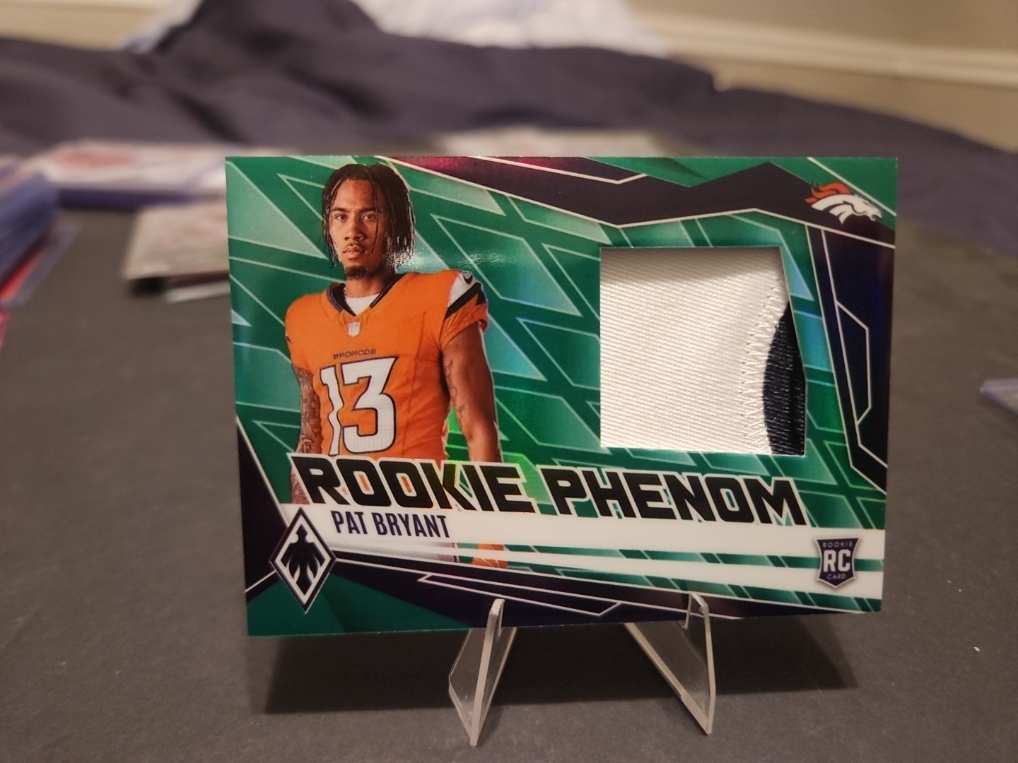 2025 Panini Phoenix - Rookie Phenom Jersey Pat Bryant #PJY-PBT Green /99...