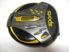 Sony Walkman D-FS18 Sports FM/AM Portable CD Player Radio G-Protection AS IS