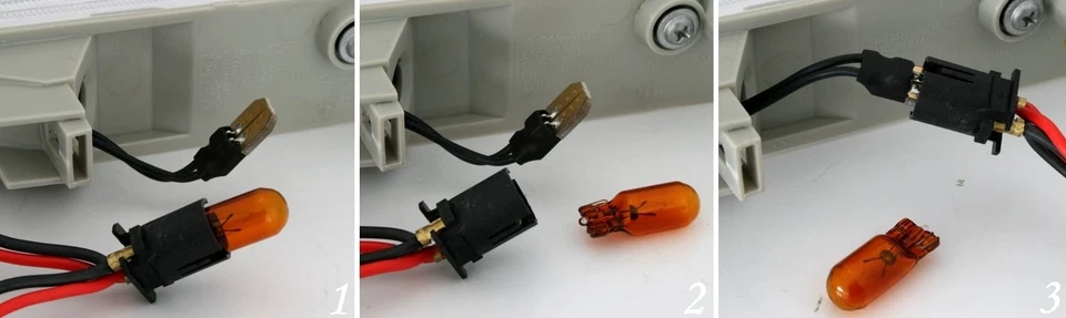 Seitenblinker SET for BMW 3 Series 3er E46 2001-2005 Chrom LED AU KBBM12WP XINO - Image 4 of 4